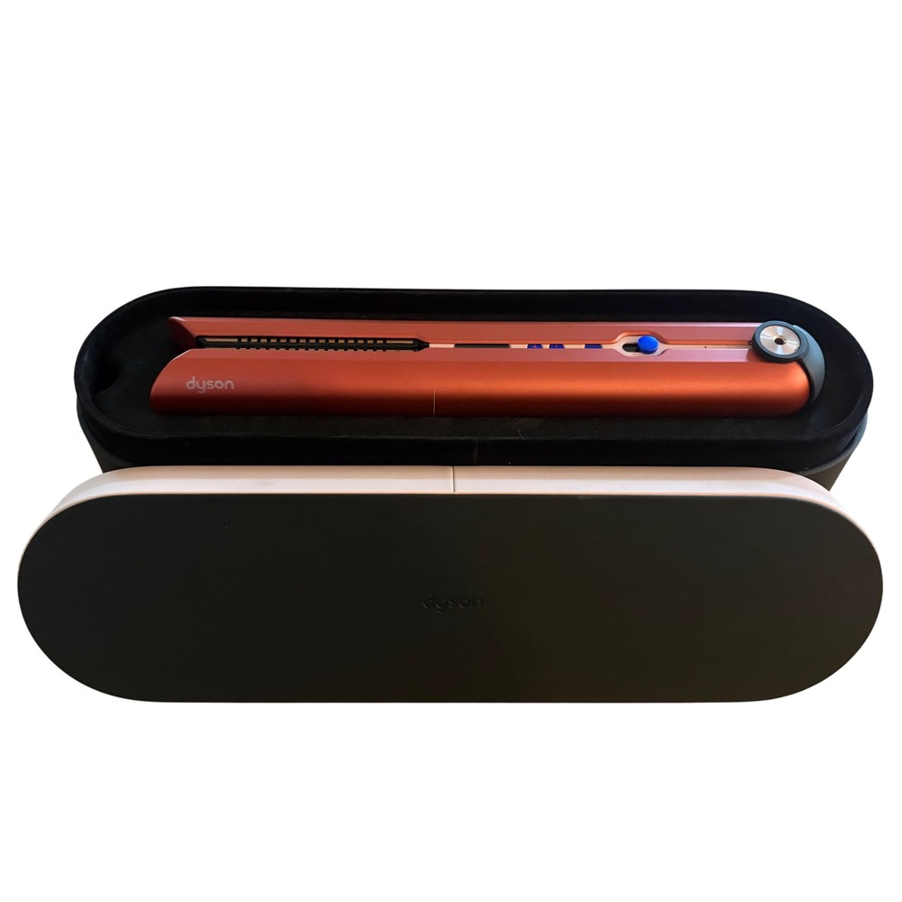 Dyson Corrale Cordless Hair Straightener Flat Iron Copper Nickel with Case Dock - Picture 4 of 7